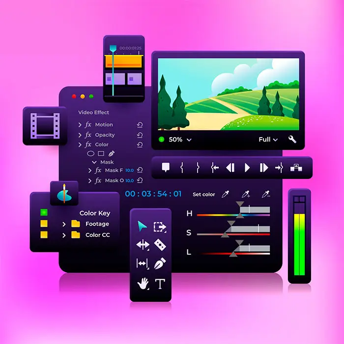 Video Epic Homepage Editing Graphic